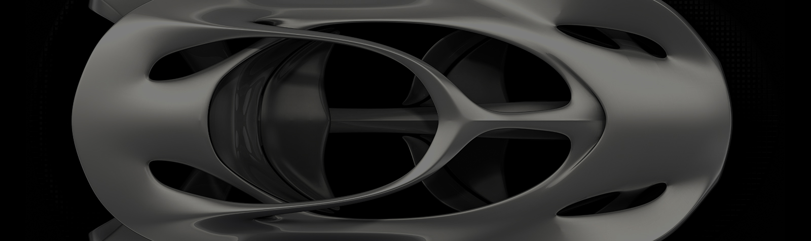 Top view of the Mercedes ‘Aesthetic 125’ sculpture