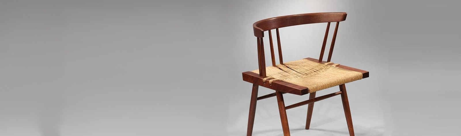 Grass-Seated Chair, George Nakashima, 1940